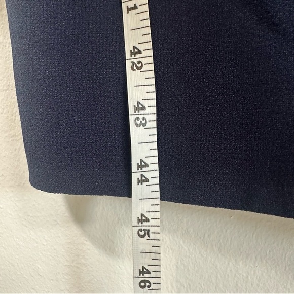 NWT Dress the Population Alondra Blouson Sheath Dress Midnight Navy Blue Medium - Picture 10 of 14